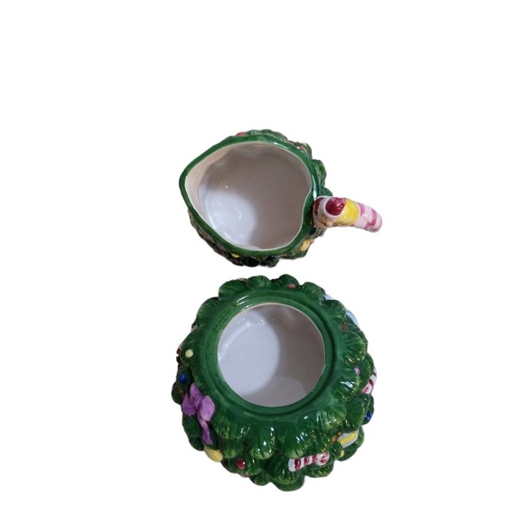 Spode Christmas Tree Cream and Sugar Set - Picture 5 of 12